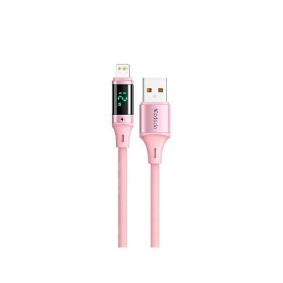 MCdodo Cable DIGITAL PRO Ligthning 1.2M pink