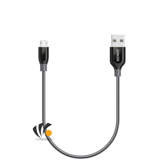 Anker Powerline Micro USB (1ft) Black