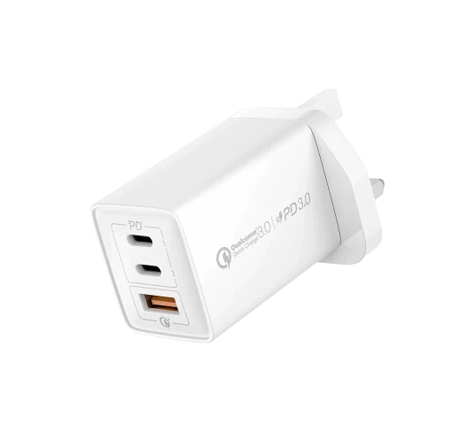 Momax Oneplug Wall Charger UK 30W PD Dual Output White
