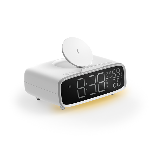 Momax Q Clock 5 Digital Clock with Wireless Charging