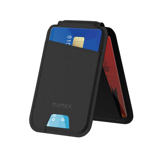 Momax 1 Wallet Magnetic st  and card holder Black
