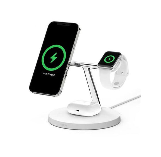 Belkin  3-in-1 Wireless Charger with MagSafe 15W
