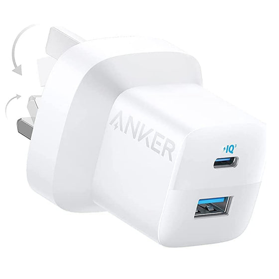 Anker 323 Dual Port Charger 33W Charger - White