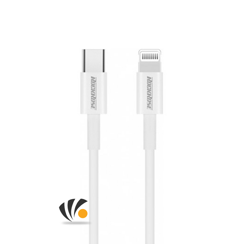 Rockrose Cable20W USB-C TO Lighting Zeta CL 1.2M White