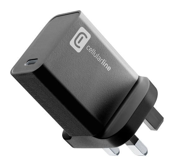 Cellularline Charger USB-C r 20W Black