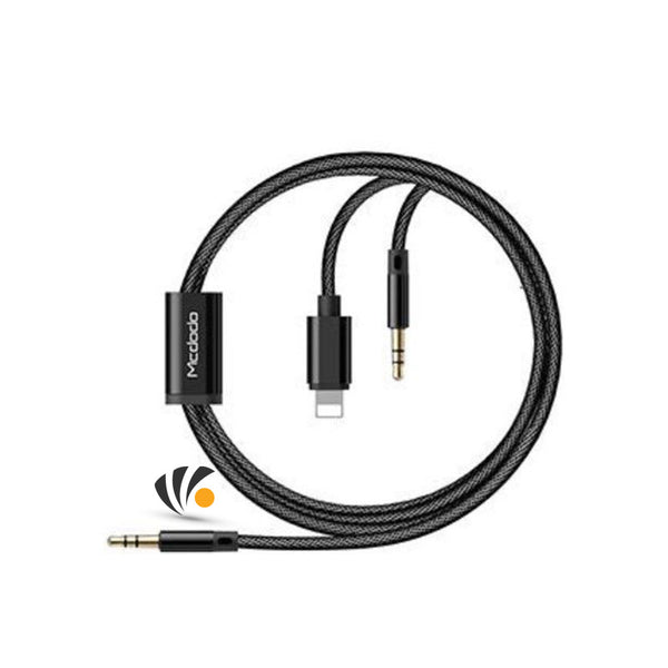 Mcdodo 2-in-1 3.5mm Jack AUX Cable to Lightning + 3.5mmAUX