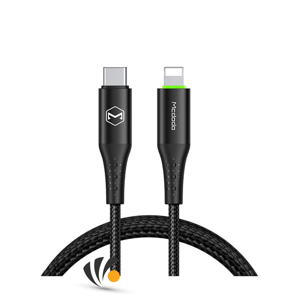 Mcdodo Cable Auto Power Off Type-C to Lightning 1.2m Black