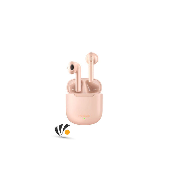 Mcdodo Dynamic TWS Earphone with wireless charge Pink