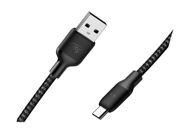ITEL CABLE MICRO TO USB-A 1M 2.1A Black