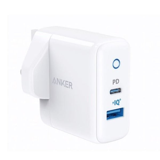 Anker PowerPort PD+ 2 20W 2-Port USB-C & 15W USB- A  White
